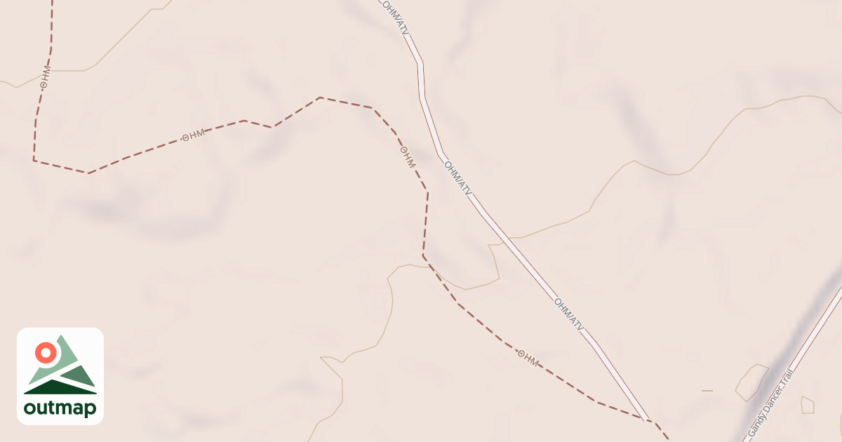 Map of Straight Arrows Trail