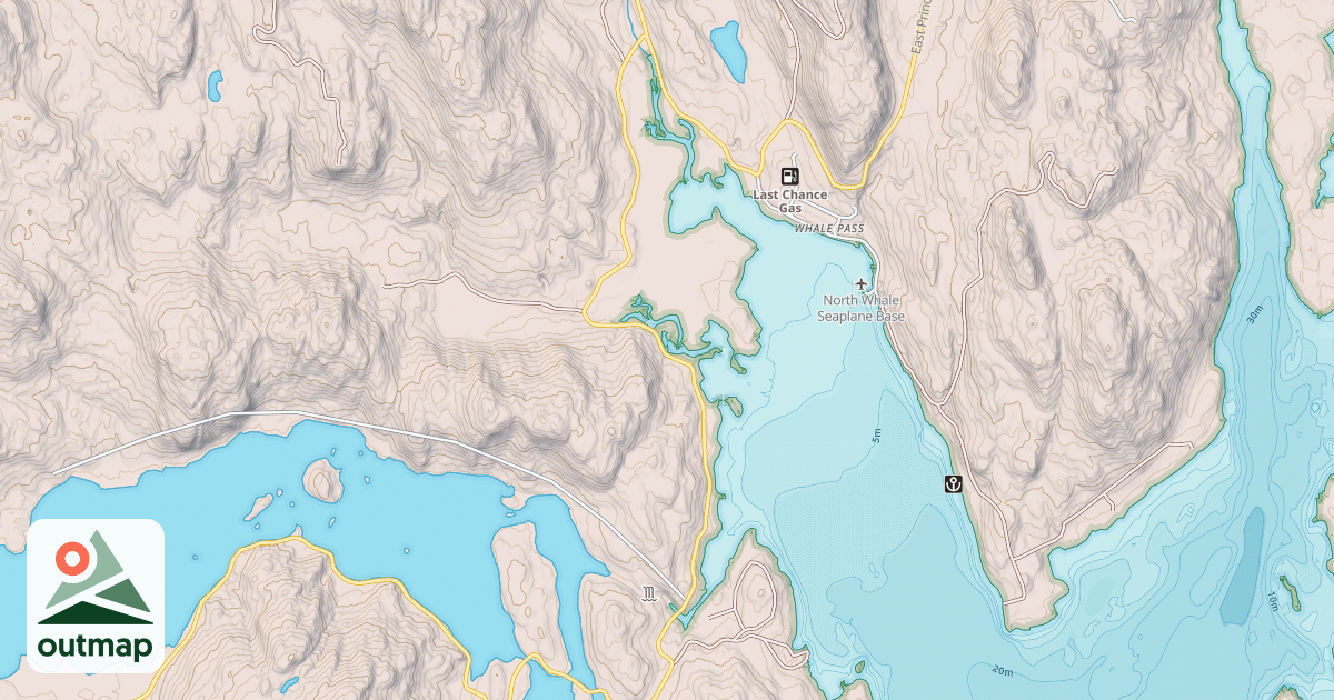 Map of EAST PRINCE OF WALES NORTH