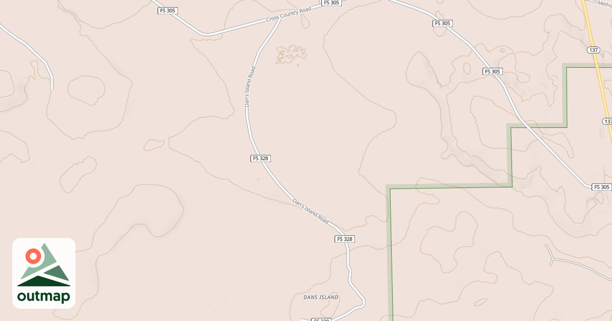 Map of DAN'S ISLAND
