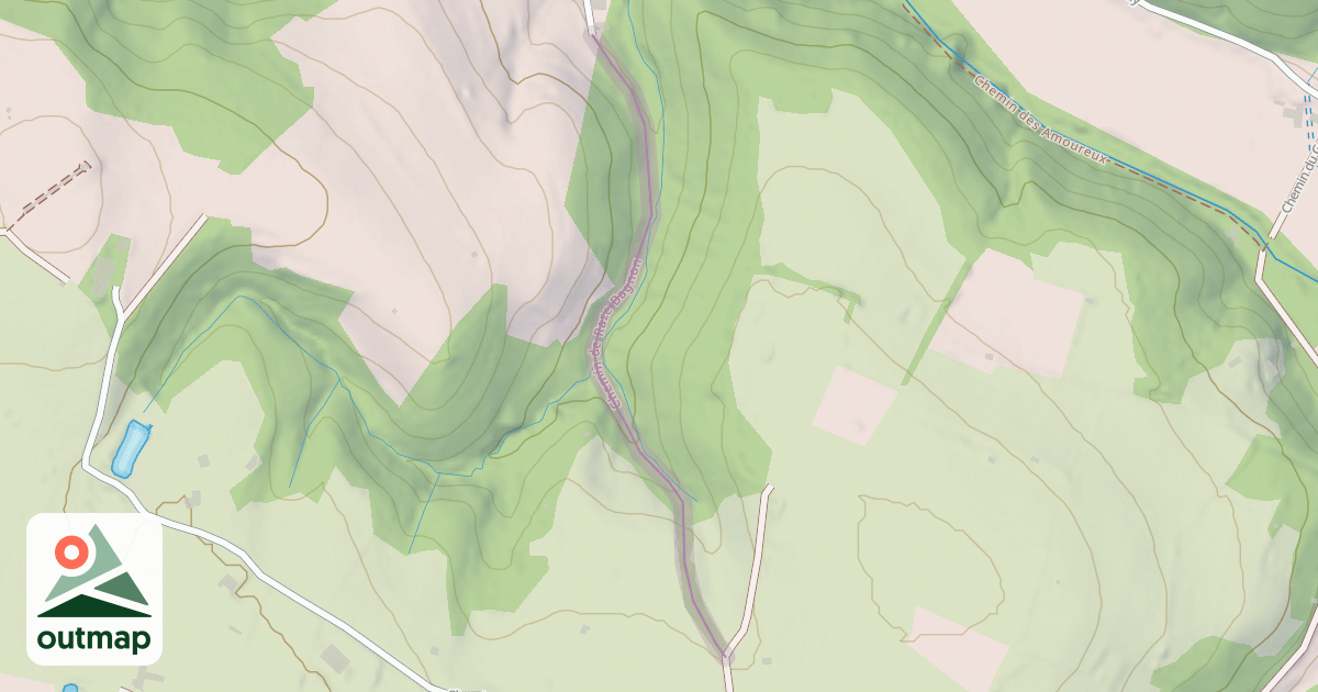 Map of Chemin de Raze Bagnon