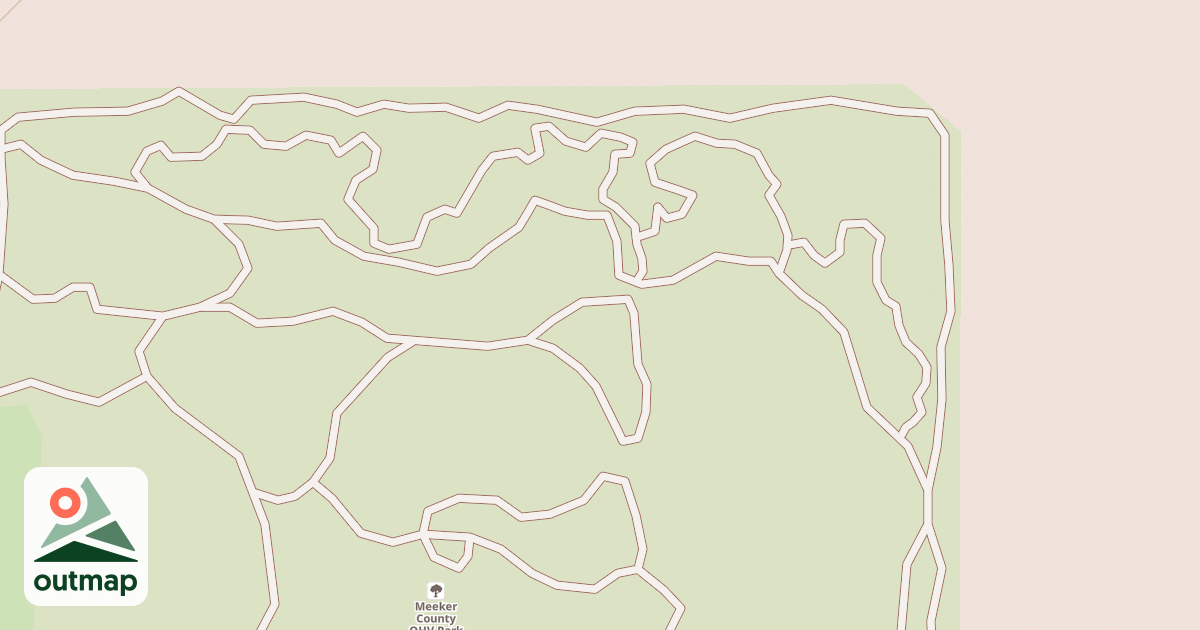 Map of Meeker County ATV/OHM Trails