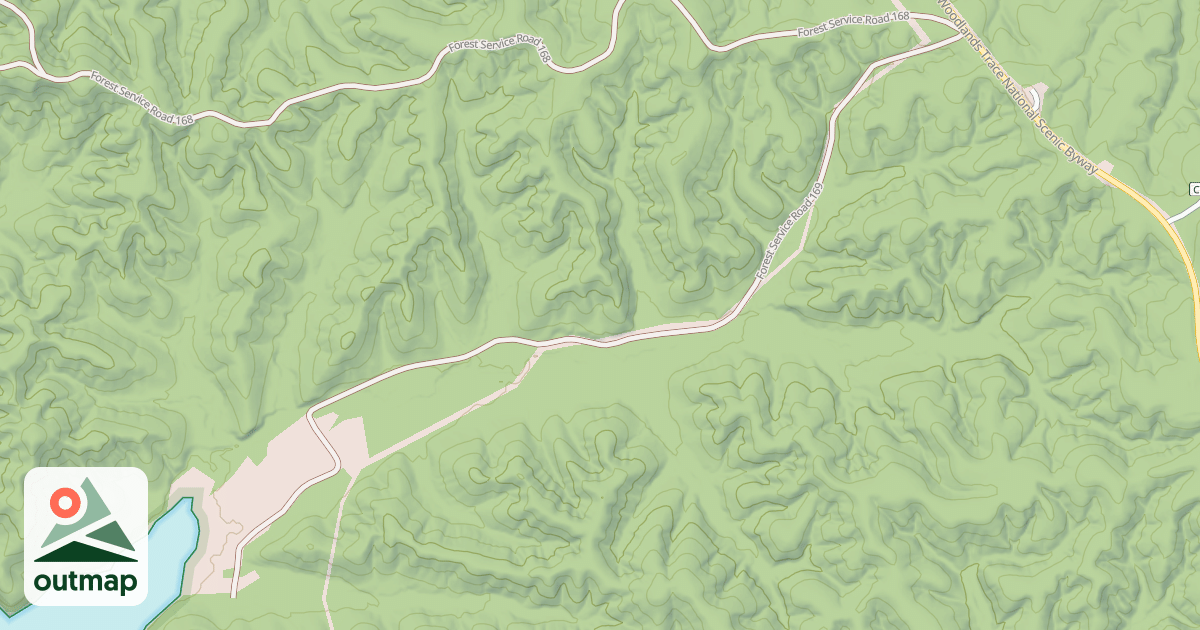 Map of COLSON HOLLOW ROAD