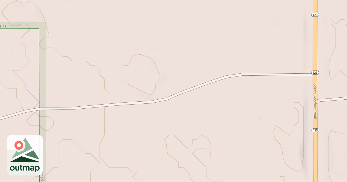 Map of M-123 SPUR 3432