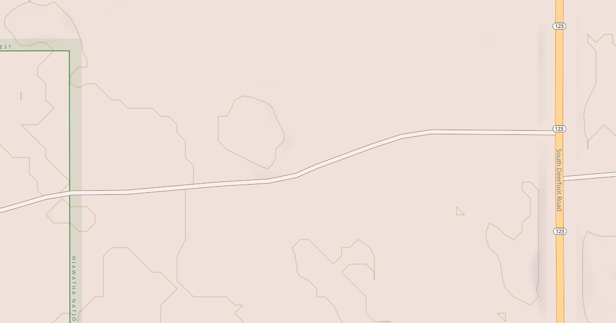 Map preview of M-123 SPUR 3432