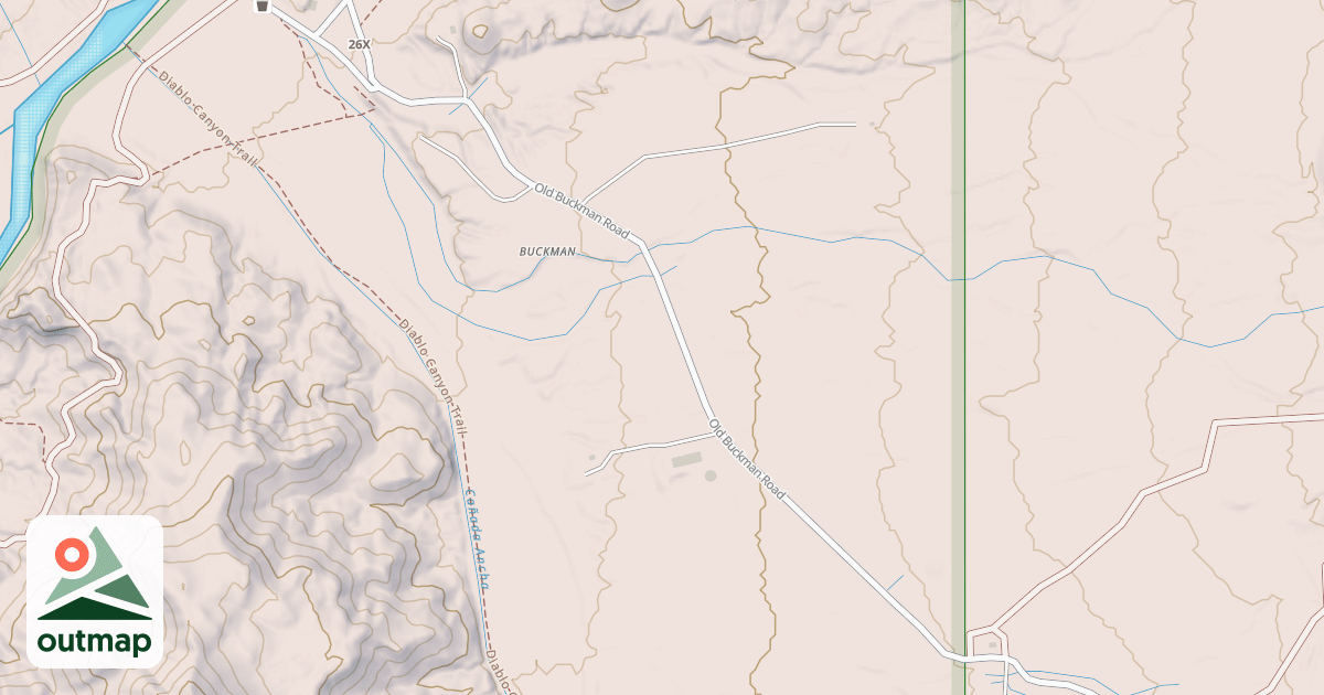 Map of BUCKMAN ROAD
