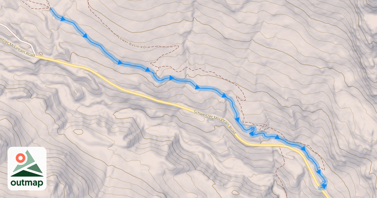 Map of Lower Basin DH
