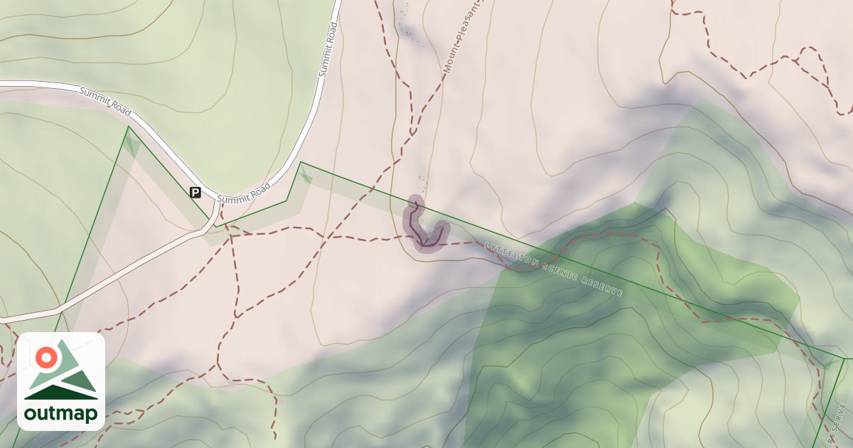 Map of Climbing Crag