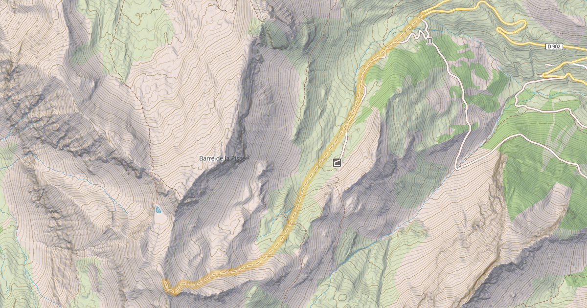 Map preview of Tête du Crachet — Stèle