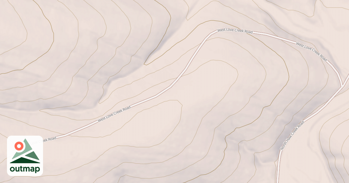 Map of WEST LOVE