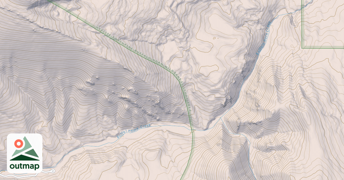 Map of Buffalo Horn