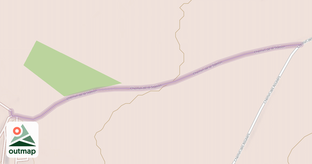 Map of Chemin de la Station
