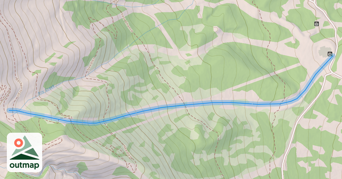 Map of Coyote Bowl