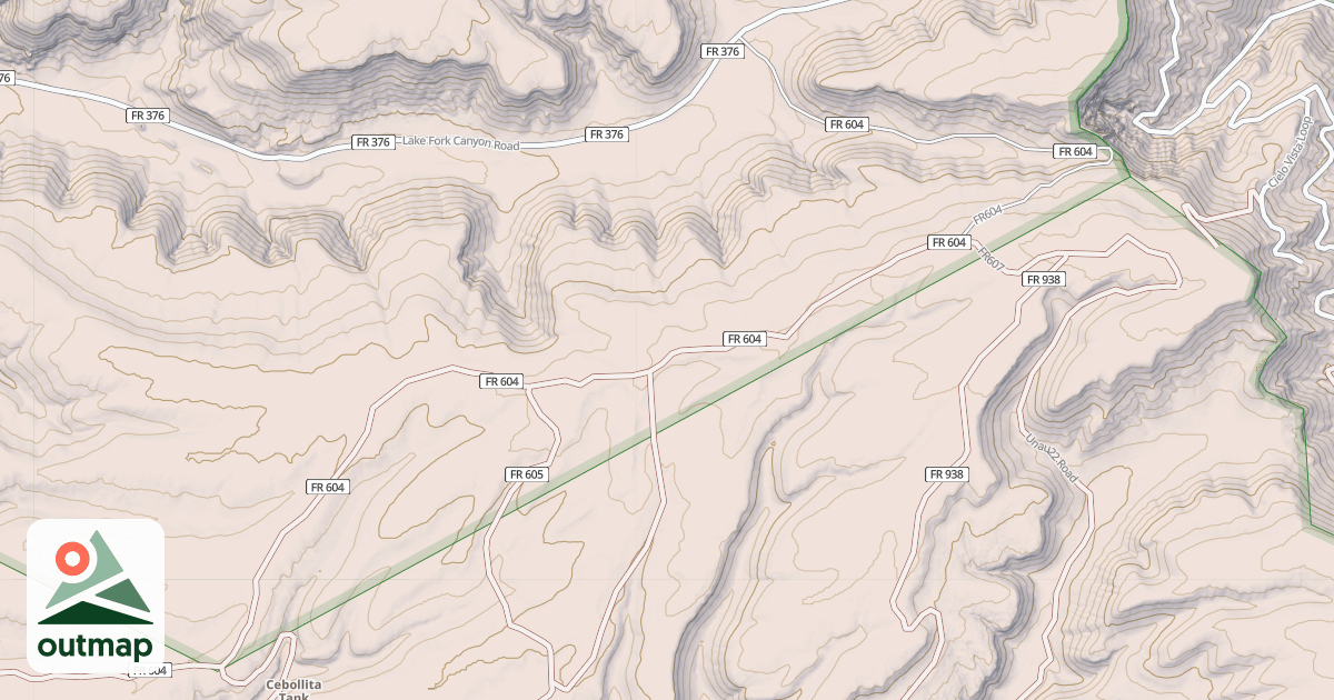 Map of SCHOOL HOUSE MESA