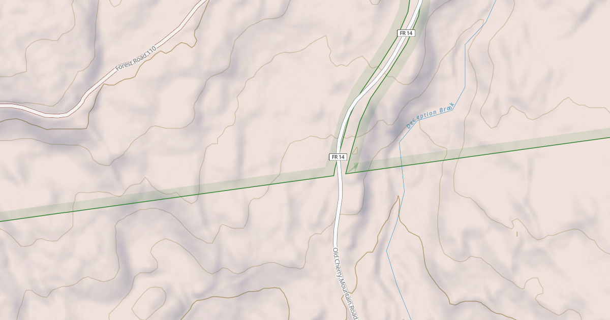 Map preview of Cherry Mtn. Connector Snomo