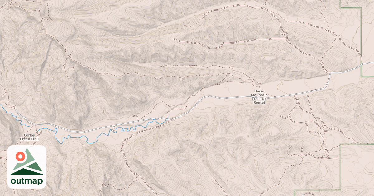 Map of HORSE CREEK