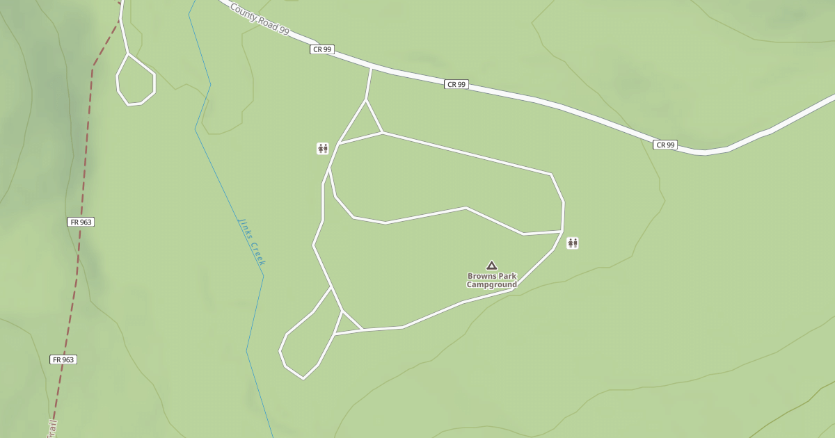 Map preview of BROWNS PARK CG