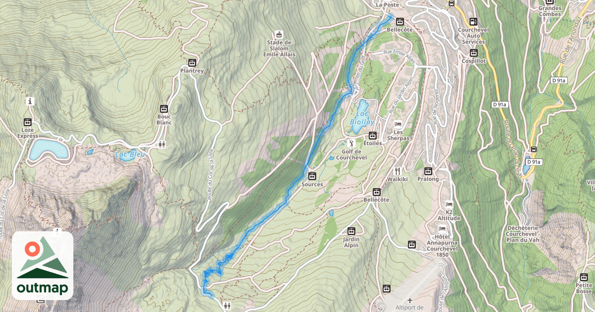Map of DH.3 Tout-schuss