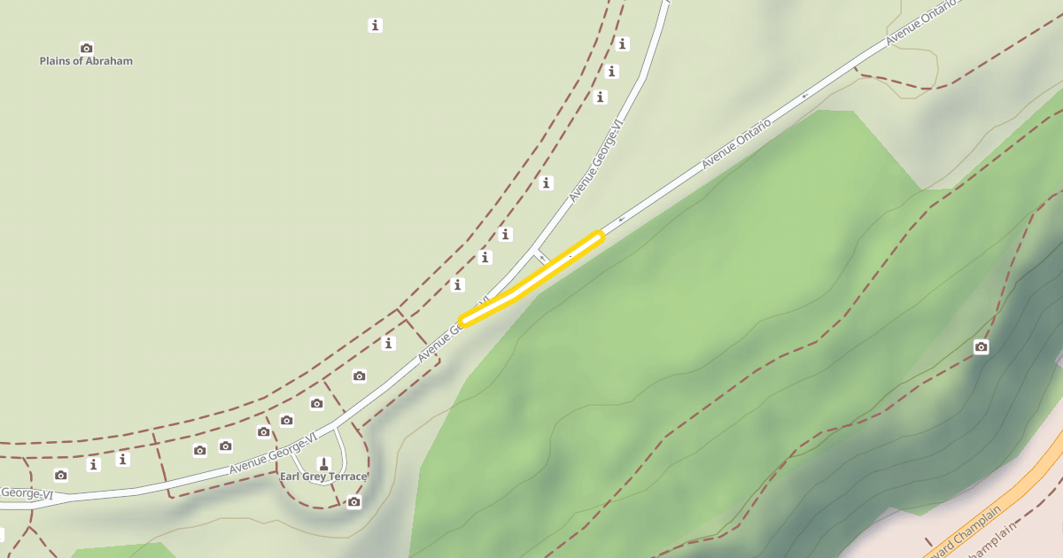 Map preview of Avenue Ontario