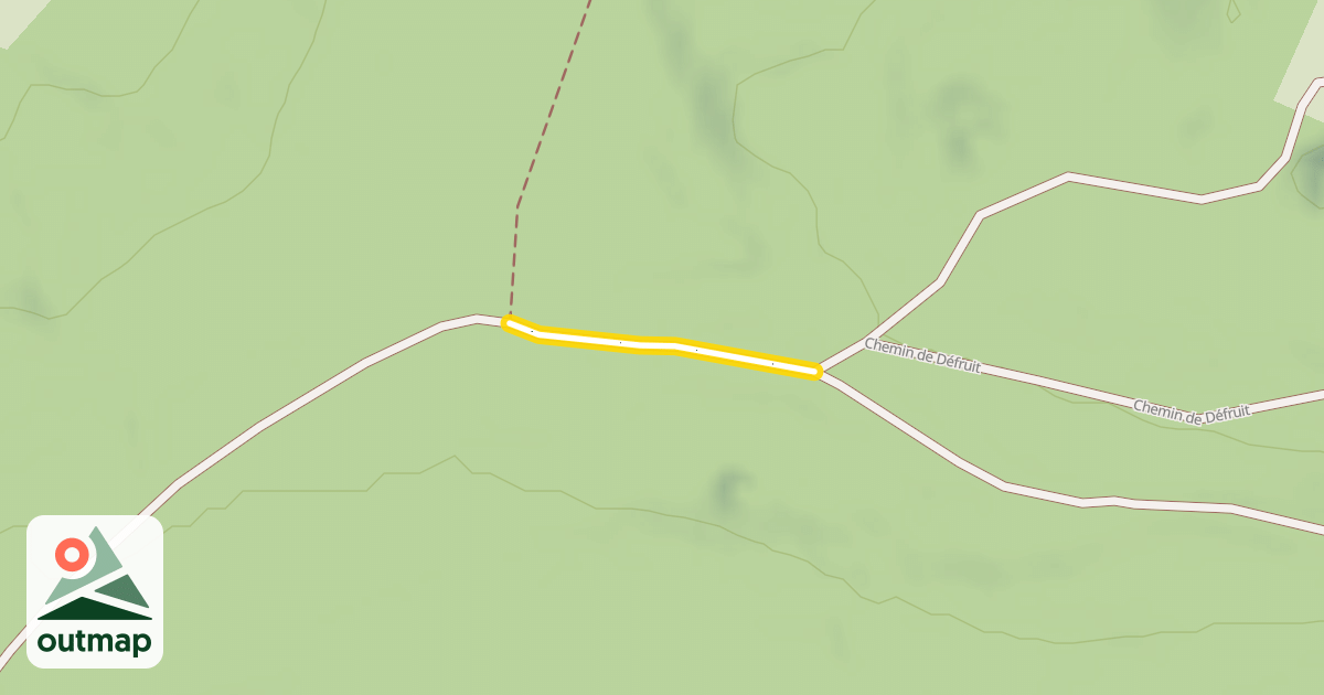 Map of Chemin de Défruit