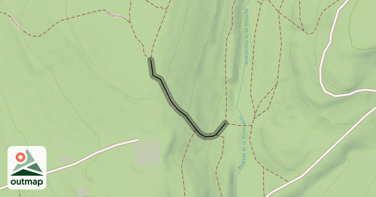 Map of Le Cassant