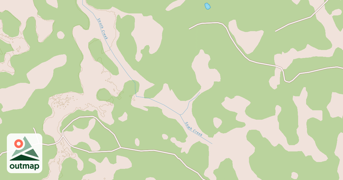 Map of SOUTH CREEK