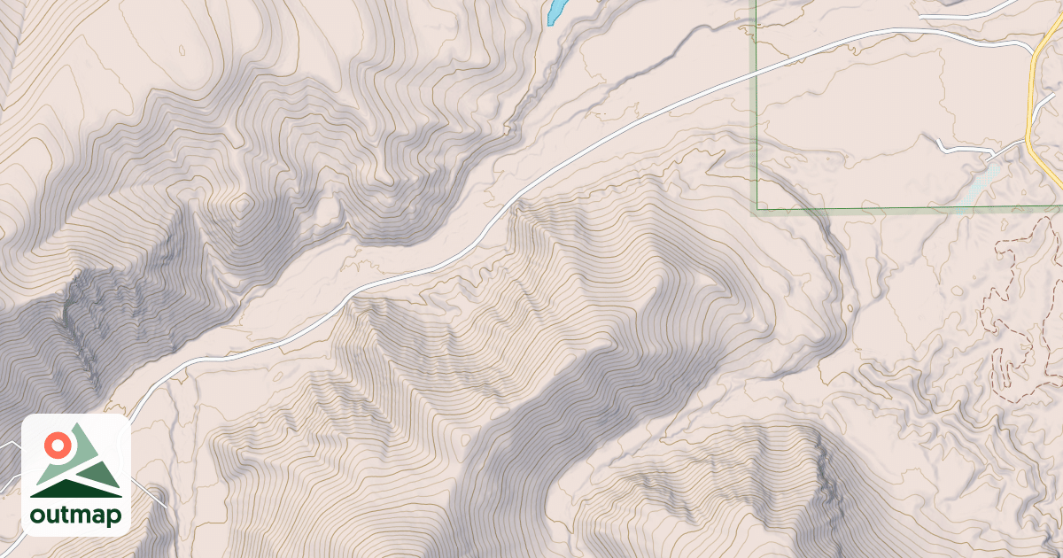 Map of DRY CREEK