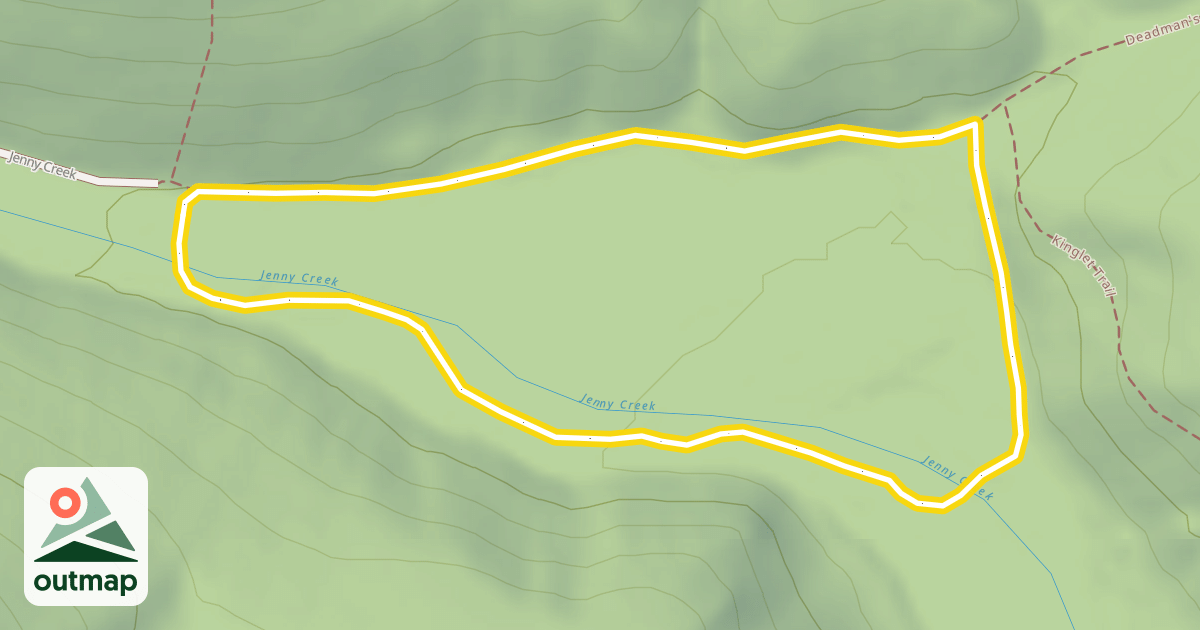 Map of Jenny Creek Loop