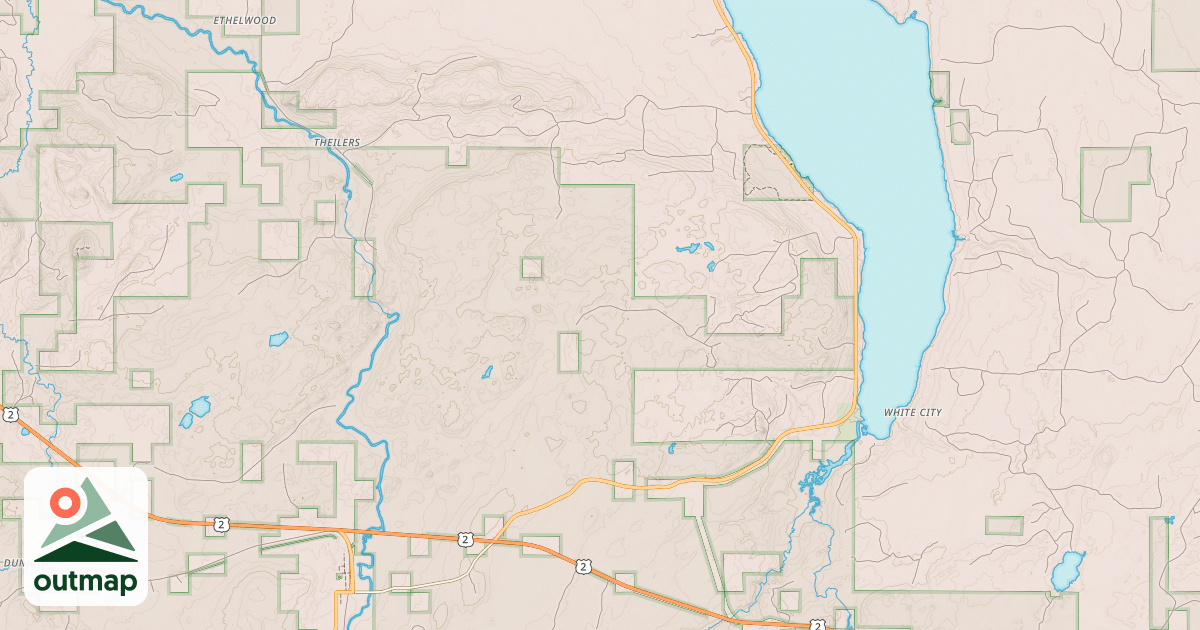 Map of BESSEMER SNOWMOBILE #1