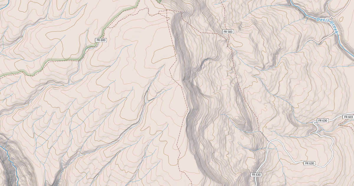 Map preview of Middle Mountain