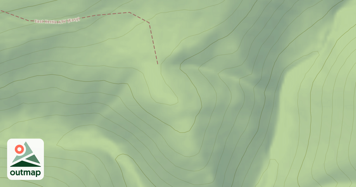 Map of East Kettle ATV Trail System