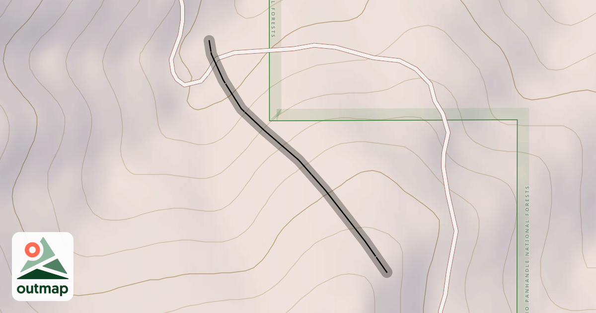 Map of Middle Fork