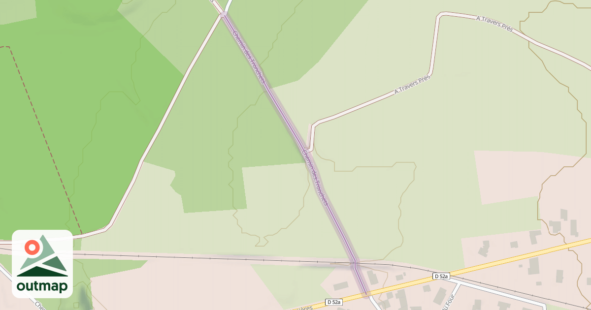 Map of Chemin des Tronchets