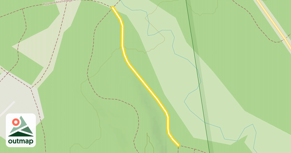 Map of Tour of Anchorage