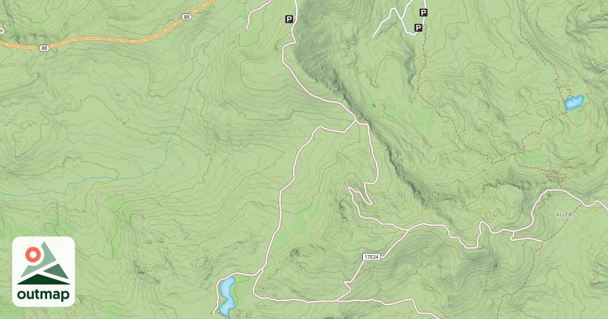 Map of CARSON EMIGRANT N.R.T.
