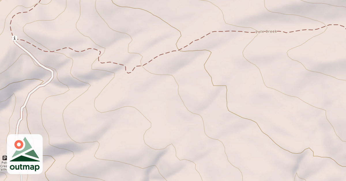 Map of Pole Creek
