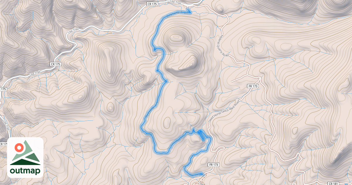 Map of Beasway Trail