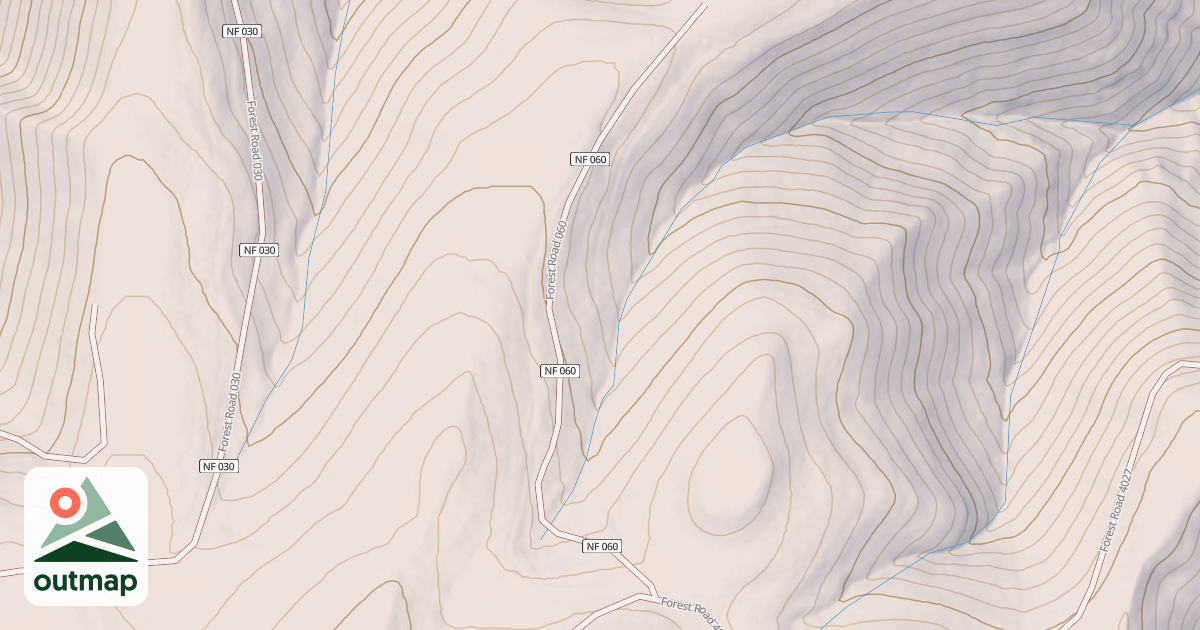Map of SIMPSON RIDGE