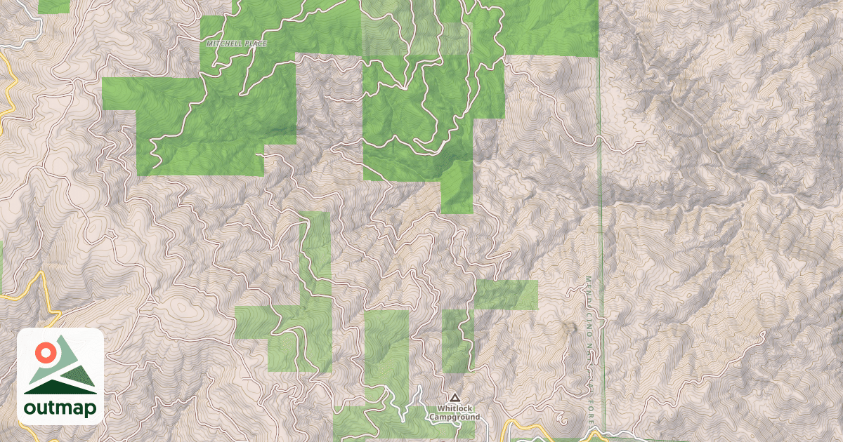 Map of ELDER CREEK