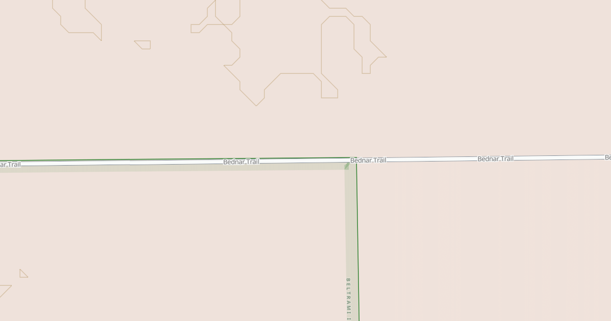 Map preview of Warroad/Roseau Trails