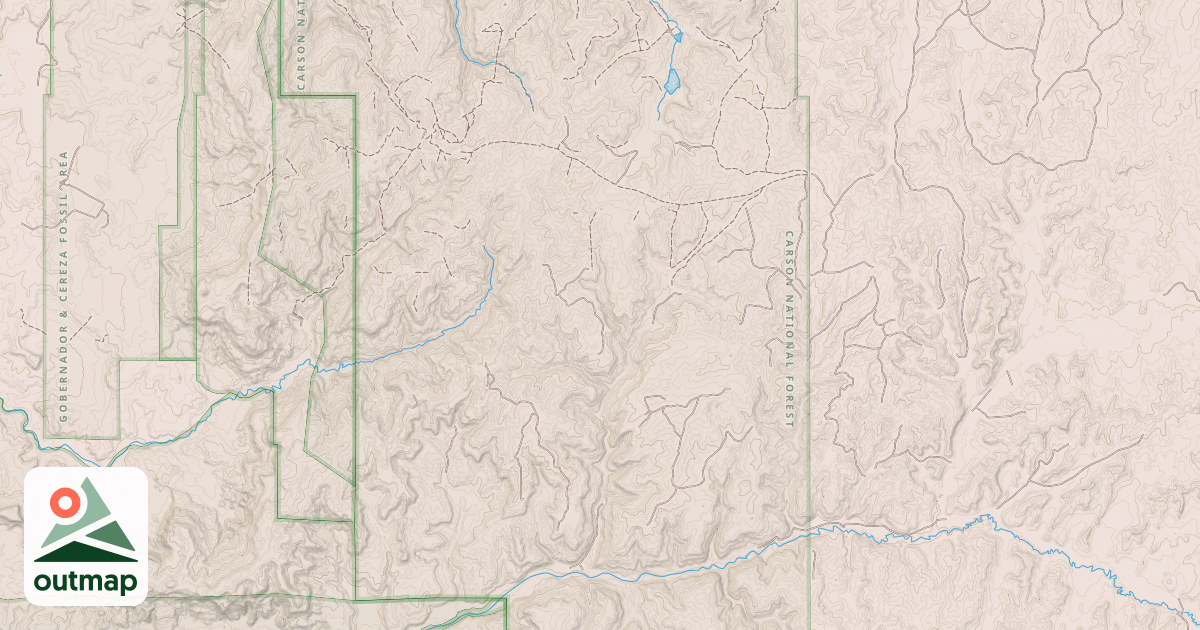 Map of GAS BUGGY JARAMILLO