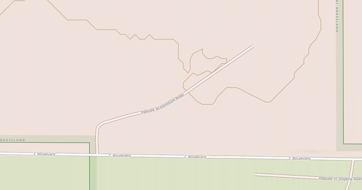 Map preview of PASTURE 30 EXCLOSURE