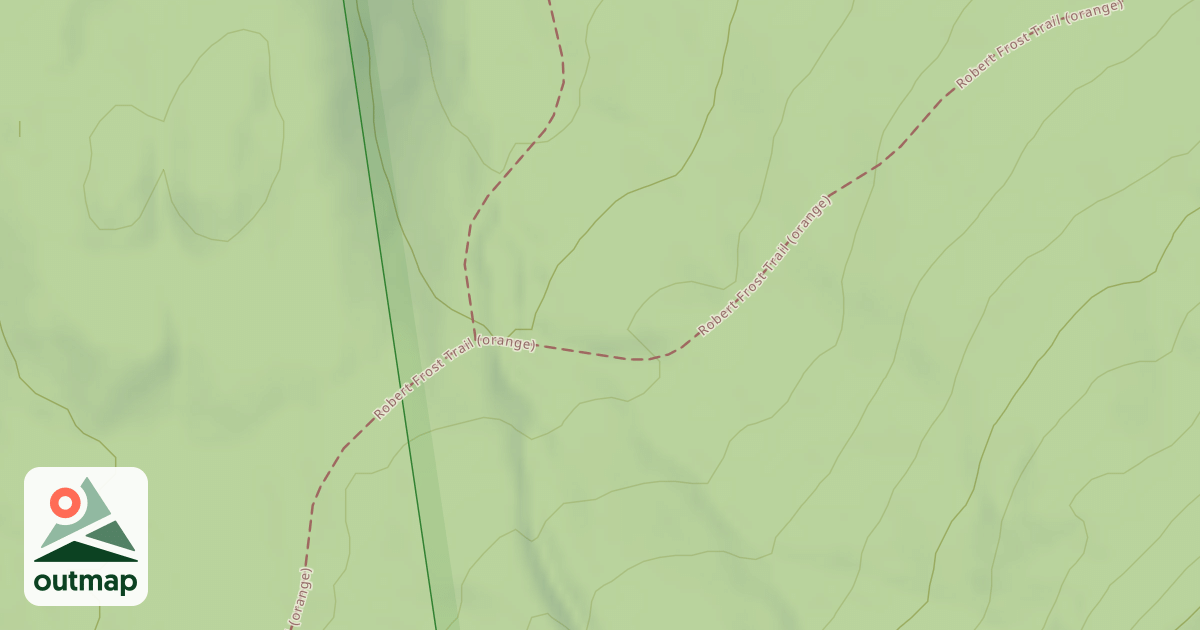 Map of Robert Frost Trail