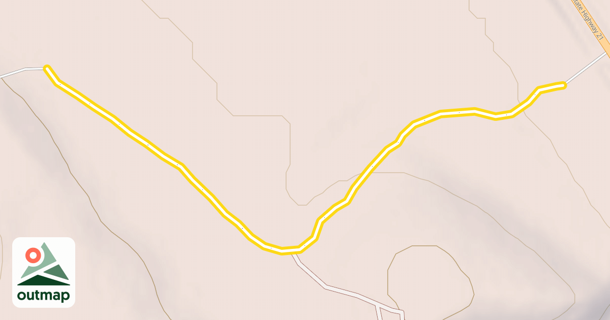 Map of National Forest Development Road 630