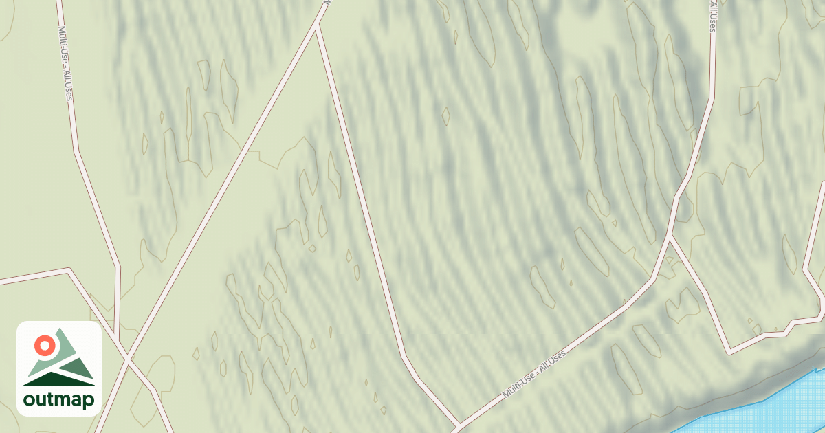 Map of Interlake State Recreation Area Trails