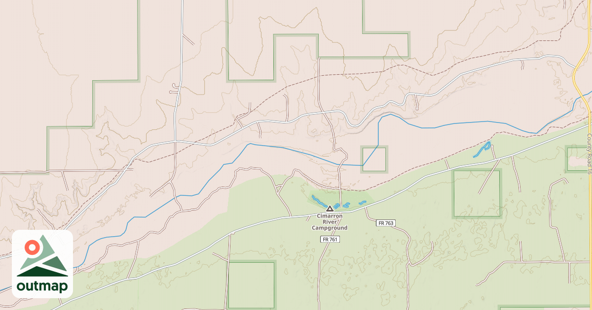 Map of NORTH RIVER