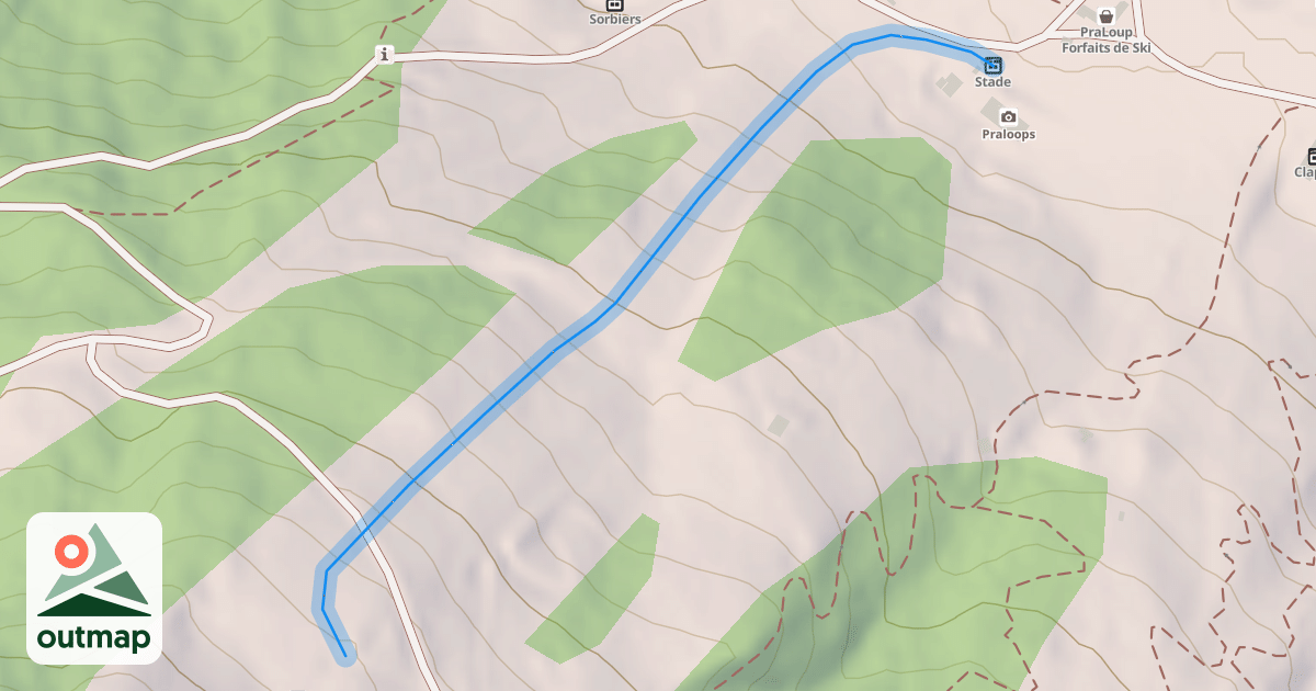 Map of Stade Christel Pascal