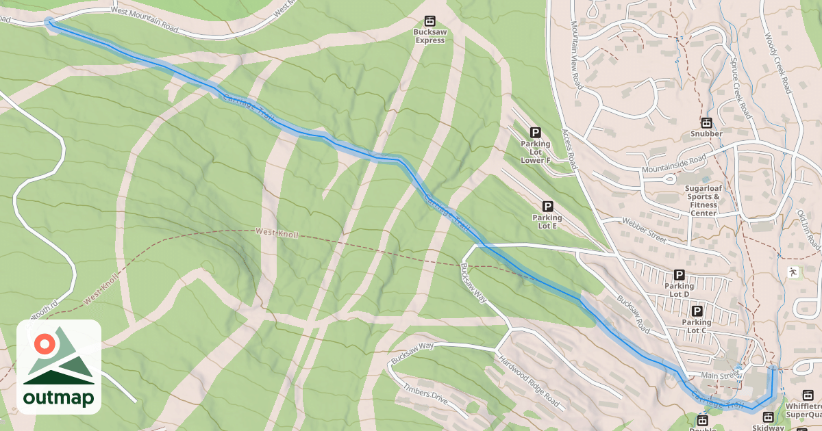 Map of Carriage Trail
