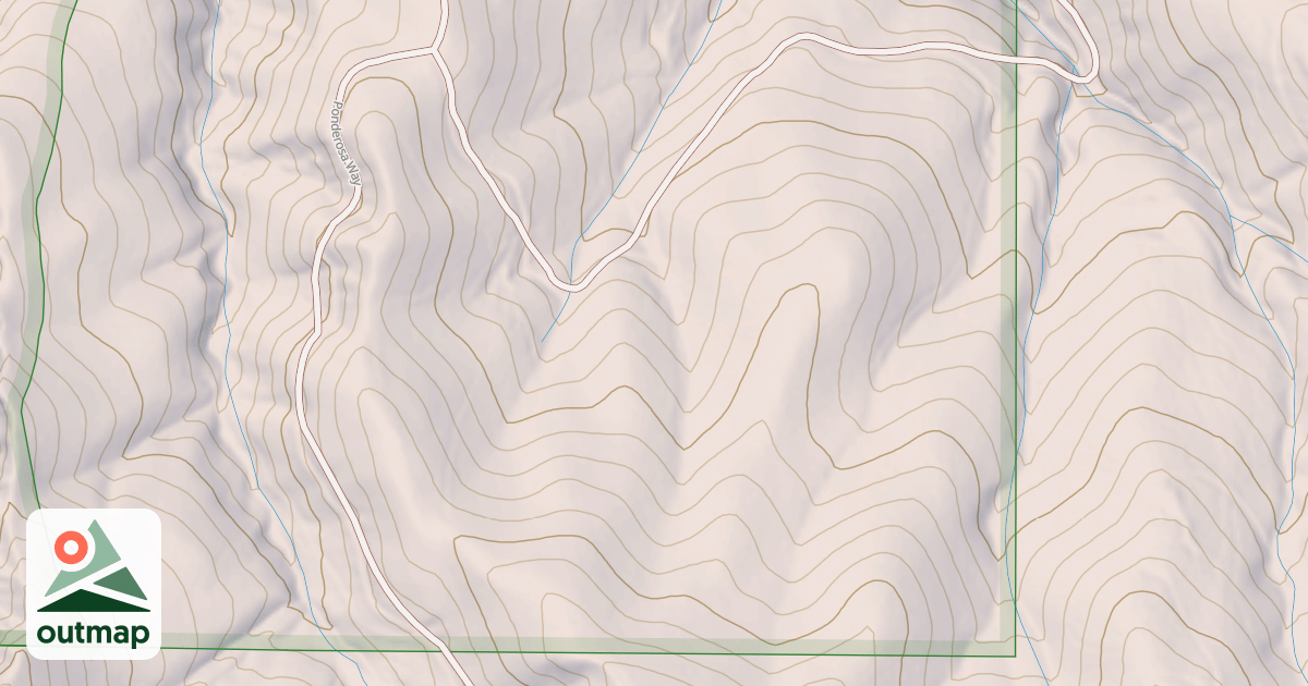 Map of PONDEROSA WAY