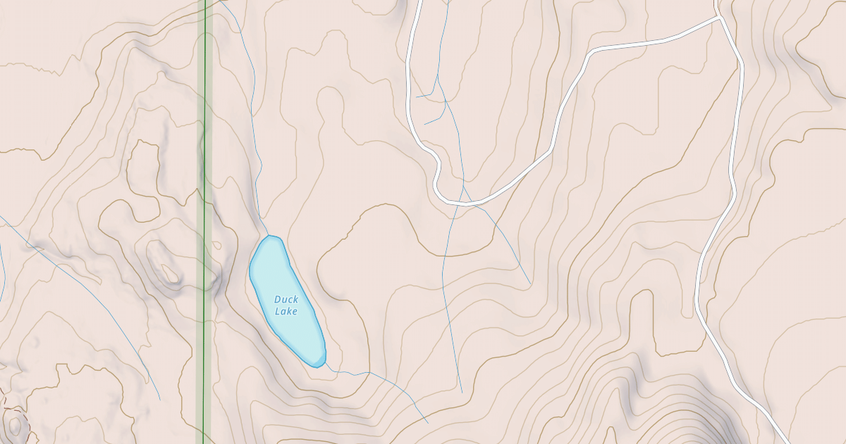 Map preview of DUCK LAKE SPUR