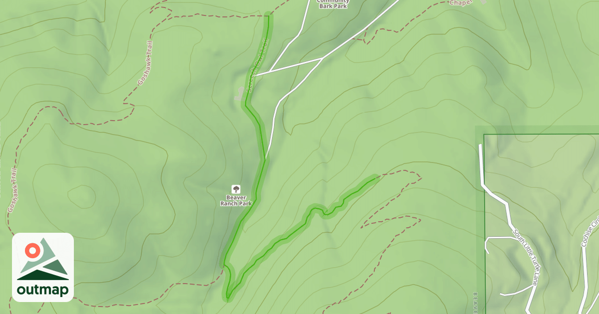 Map of Screech Owl Trail